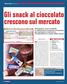 Gli snack al cioccolato crescono sul mercato