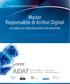 Master Responsabile di Archivi Digitali