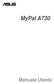 MyPal A730. Manuale Utente