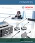 CONGRESS. Bosch Security Systems