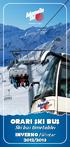 ORARI SKI BUS. Ski bus timetables