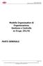 Modello Organizzativo di Organizzazione, Gestione e Controllo ex D.Lgs. 231/01