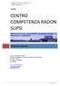 CENTRO COMPETENZA RADON SUPSI