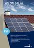 Kit. SOLON SOLkit. In un unica soluzione tutto il necessario per l installazione di un impianto fotovoltaico completo.