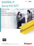 GAMMA-P. Serie P31OFT SOLUZIONI PER LA DISTRIBUZIONE DEI CAVI IN FIBRA OTTICA