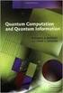 Nielsen and Chuang, Quantum Computation ad Quantum Information, par. 2.6 EPR and the Bell s inequality