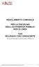 REGOLAMENTO COMUNALE PER LA DISCIPLINA DEGLI AUTOSERVIZI PUBBLICI NON DI LINEA TAXI NOLEGGIO CON CONDUCENTE