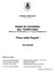 PIANO DI GOVERNO DEL TERRITORIO APPROVATO CON DELIBERA C.C. n. 70 del 20 DICEMBRE 2010. Piano delle Regole