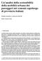 Un analisi della sostenibilità della mobilità urbana dei passeggeri nei comuni capoluogo di provincia italiani