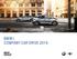 BMW i. COMPANY CAR DRIVE 2014.
