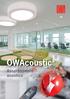 OWAcoustic. Assorbimento acustico