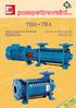 TBH TBA ISO 9001. SELF-PRIMING CENTRIFUGAL PUMP Capacity up to 70 m 3 /h Total head up to 40 bar