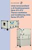 Unità termoventilanti e di Condizionamento Serie STL-STV Thermo-ventilation and Conditioning Units Series STL-STV