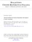 BOLLETTINO UNIONE MATEMATICA ITALIANA