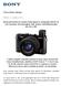 Sony presenta la nuova fotocamera compatta RX1R II con sensore di immagine full-frame retroilluminato da 42,4 MP