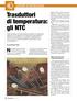 Trasduttori di temperatura: gli NTC