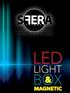 LED BOX LIGHT MAGNETIC