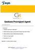 Gestione Provvigioni Agenti