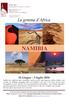 La gemma d Africa NAMIBIA. 18 Giugno - 3 luglio 2016