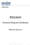 Manuali Software PEGASO. Gestione Depositi Giudiziari. Manuale Operativo. EUROSOFT - Via Francesco Cilea, 288-00124 Roma Pag.Nr 1