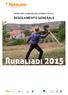 RURALIADI: OLIMPIADI DELLA RURALITA 2015 REGOLAMENTO GENERALE