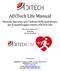 ADiTech Life Manual. Manuale operativo per l utilizzo della piattaforma per il monitoraggio remoto ADiTech Life
