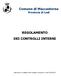 Comune di Maccastorna Provincia di Lodi REGOLAMENTO DEI CONTROLLI INTERNI