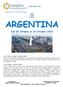 ARGENTINA Dal 02 Ottobre al 15 Ottobre 2016