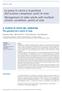 La presa in carico e la gestione dell anziano complesso: punti di vista Management of older adults with multiple chronic conditions: points of view