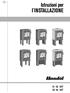 Istruzioni per I INSTALLAZIONE 51 52 52T 53 54 54T