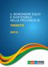 IL BENESSERE EQUO E SOSTENIBILE NELLA PROVINCIA DI TRIESTE