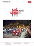 LA TAPPA ROMANA Mille Miglia 2016 Mille Miglia, partenza ed arrivo a Brescia con soste intermedie a Rimini, Roma e Parma,