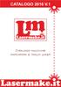 CATALOGO 2016 V.1. Catalogo macchine marcatura e taglio laser