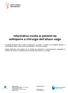 Informativa rivolta ai pazienti da sottoporre a chirurgia dell alluce valgo