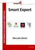 SW ver.4.0.0.0. Smart Export SOFTWARE DATALOGGER PORTATILI. Manuale Utente