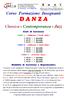 Corso Formazione Insegnanti D A N Z A. Classica - Contemporanea - Jazz. Costi di Iscrizione