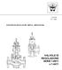 ACA 3001 Ed. 11/2002 ISTRUZIONI PER INSTALLAZIONE - IMPIEGO - MANUTENZIONE. VALVOLE DI REGOLAZIONE SERIE 1-6911 e 1-4411
