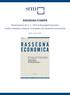 RASSEGNA STAMPA. Presentazione del n. 1 / 2015 di Rassegna Economica Credito e Giustizia: relazione ed impatto sulle dinamiche economiche