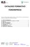 CATALOGO FORMATIVO FONDIMPRESA