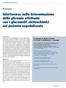 Interferenze nella determinazione della glicemia effettuata con i glucometri elettrochimici nel paziente ospedalizzato