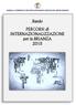 Bando. PERCORSI di INTERNAZIONALIZZAZIONE per la BRIANZA 2015