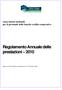 cassa mutua nazionale per il personale delle banche credito cooperativo Regolamento Annuale delle prestazioni 2010