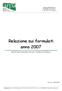 Relazione sui formulati anno 2007