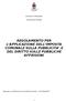 REGOLAMENTO PER L APPLICAZIONE DELL IMPOSTA COMUNALE SULLA PUBBLICITA E DEL DIRITTO SULLE PUBBLICHE AFFISSIONI
