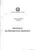 TRIBUNALE ORDINARIO DI FERRARA CONSIGLIO DELL'ORDINE DEGLI AVVOCATI DI FERRARA PROTOCOLLO SUL PROCESSO CIVILE TELEMATICO