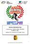 GUIDA INFORMATIVA Campionato Italiano BMX-CRUISER BESNATE (VA) sabato 02 e domenica 03 luglio 2016