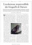 L evoluzione imprevedibile dei fringuelli di Darwin
