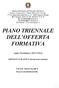 PIANO TRIENNALE DELL OFFERTA FORMATIVA