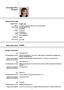 Curriculum Vitae Europass
