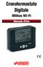 Cronotermostato Digitale Mithos Wi-Fi. Manuale d Uso